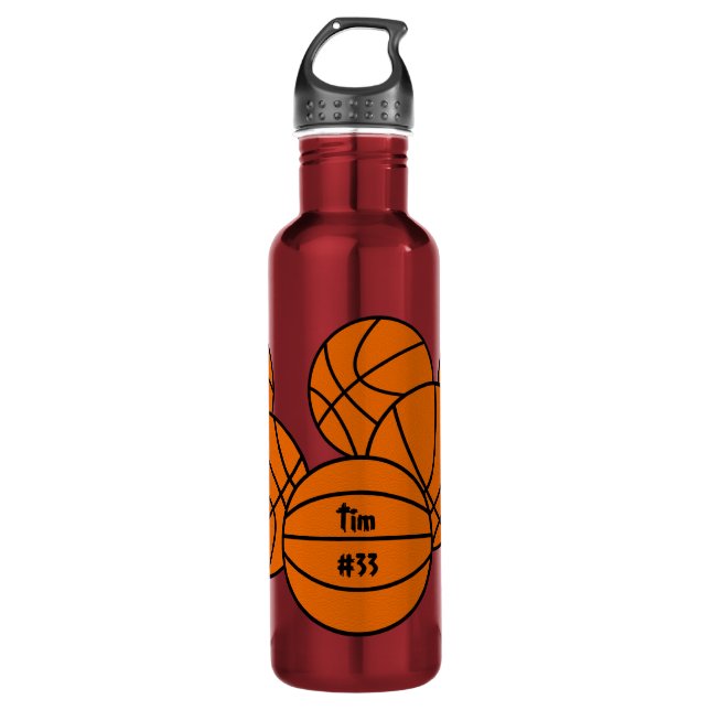 Botella De Agua Pelota de baloncesto (Anverso)