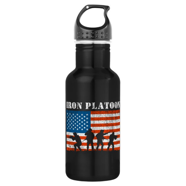 Botella De Agua Pelotón de Hierro  (Anverso)