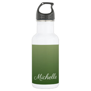 Botella De Agua Pena verde personalizada