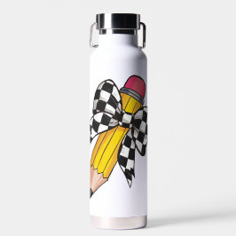 Botella De Agua Pencils and Bows Teacher