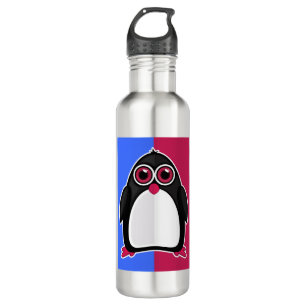 Botella De Agua Penguin Retro
