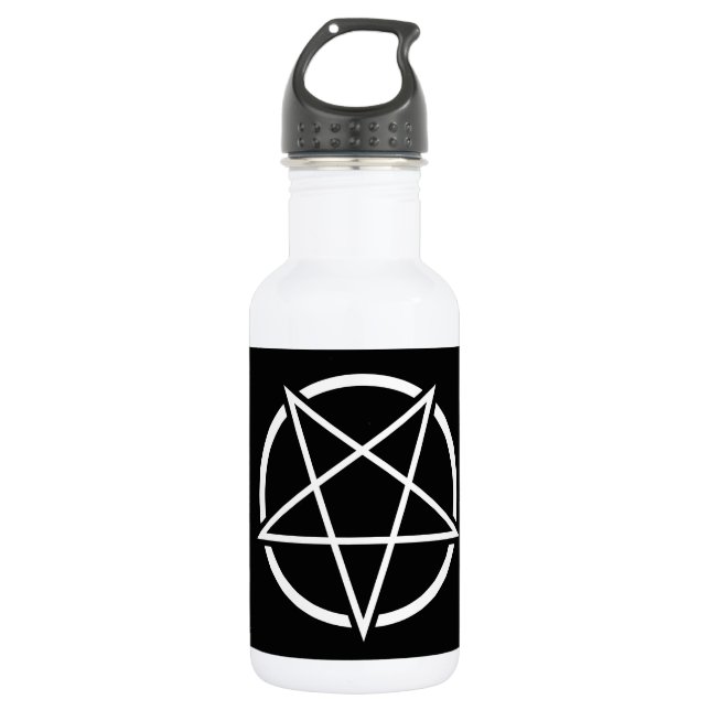 Botella De Agua Pentagram No.1 (blanco) (Anverso)