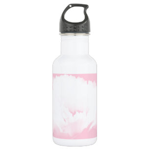 Botella De Agua Peonía blanca rosa suave - Floral