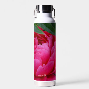 Botella De Agua Peony rosado de Bashful
