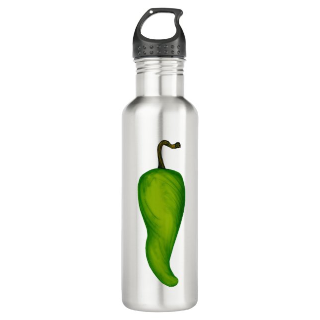 Botella De Agua Pepper verde (Anverso)