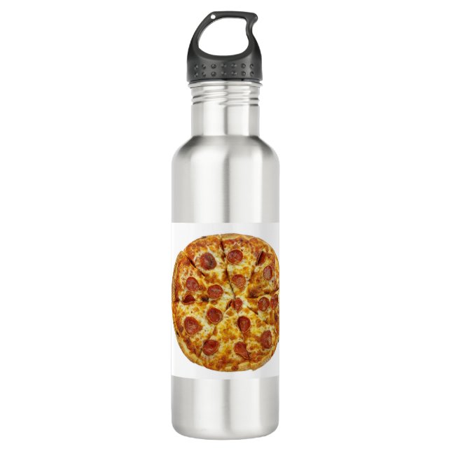 Botella De Agua Pepperoni Pizza (Anverso)