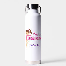Botella De Agua Pequeña gimnasta aguda Personalizado rosa Gimnasia