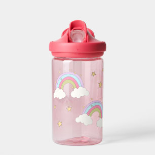 Botella De Agua Pequeñas estrellas del arcoiris