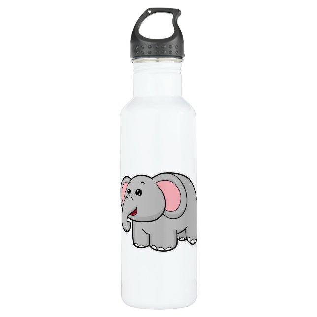 Botella De Agua Pequeño elefante (Anverso)