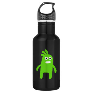 Botella De Agua Pequeño monstruo verde lindo