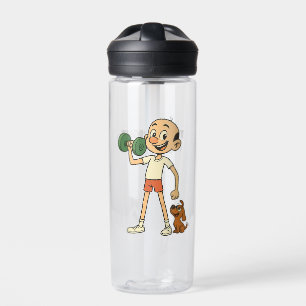 Botella De Agua Pequeño Peso. Gran Espíritu. - Motivación divertid
