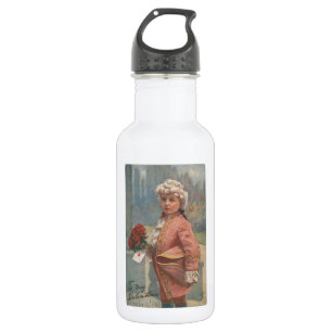 Botella De Agua Pequeño Romeo "A mis Valentines"