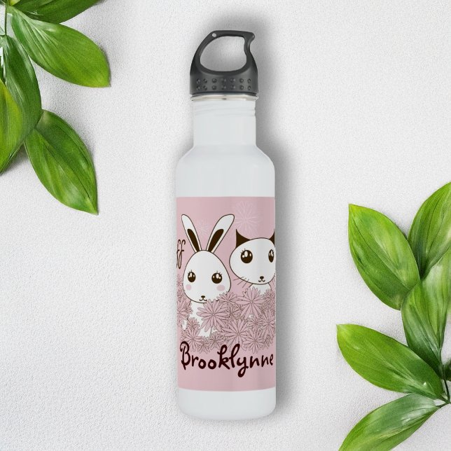 Botella De Agua Pequeños amigos de animales conejitos de Kitten Ch (Subido por el creador)