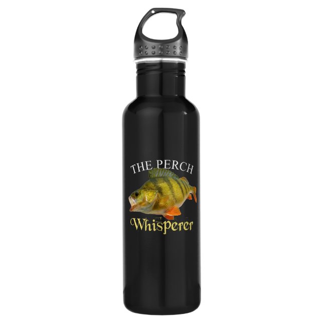 Botella De Agua Perch Whisperer Dark (Anverso)
