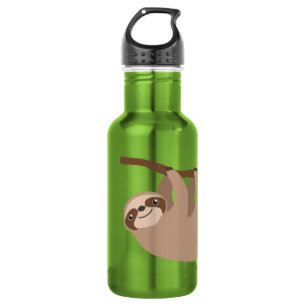 Botella De Agua Pereza Tres-Tocada con la punta del pie linda