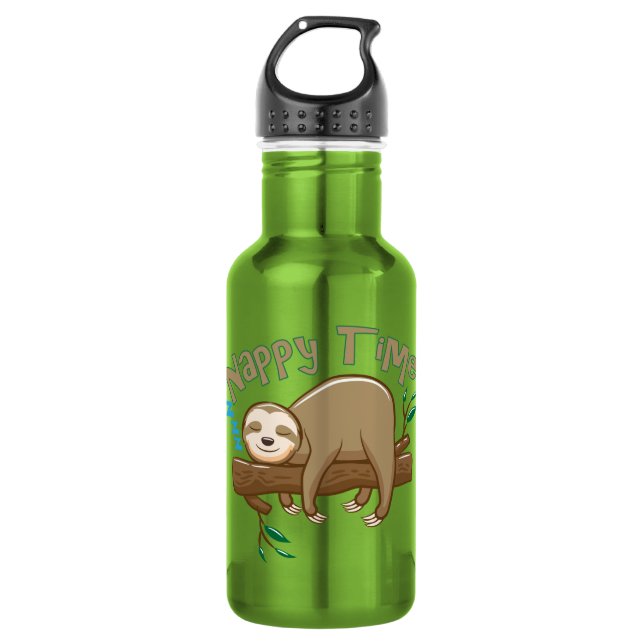 Botella De Agua Perezoso Bebé (Anverso)