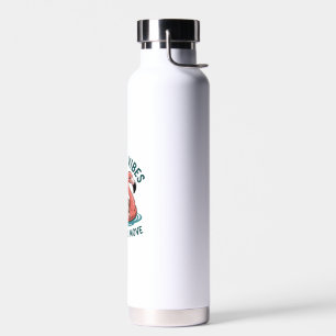 Botella De Agua Perezoso de Vibraciones de Verano Divertido Flotad
