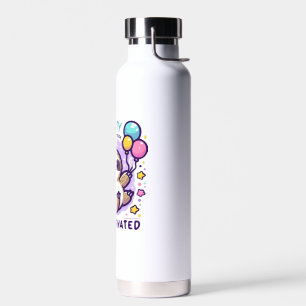Botella De Agua Perezoso en modo fiesta activado Cumpleaños Globo