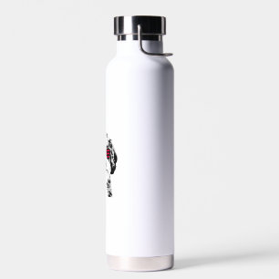Botella De Agua Perro Aussiedoodle 4 de julio Bandera de Estados U