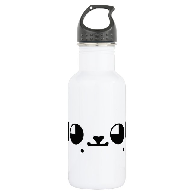 Botella De Agua Perro cachorro kawaii japonés emoticono komoji (Anverso)