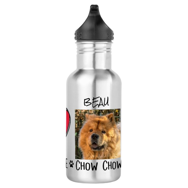 Botella De Agua Perro Chow Chows  (Derecha)