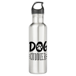Botella De Agua Perro Cuddler Perro Feliz Cuddler Draw