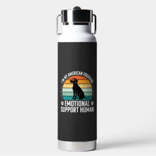 Botella De Agua Perro de apoyo emocional humano Foxhound americano
