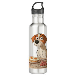 Botella De Agua Perro de desayuno