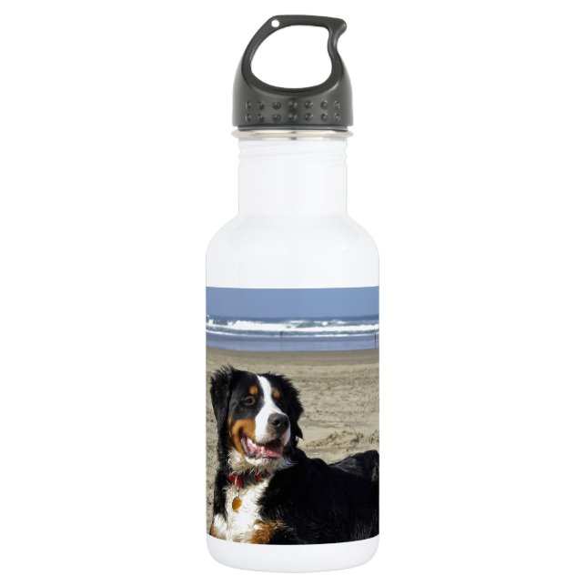 Botella De Agua Perro de montaña de Bernese (Anverso)