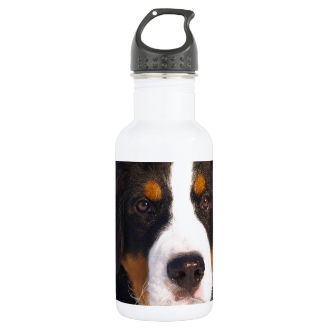 Botella De Agua Perro de montaña de Cute Bernese (Anverso)
