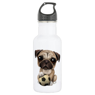 Botella De Agua Perro de perrito lindo del barro amasado con el