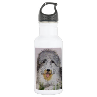 Botella De Agua Perro de perro de oveja inglés viejo