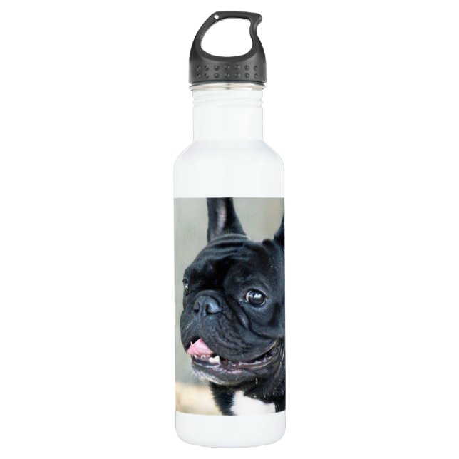 Botella De Agua Perro del bulldog francés (Anverso)
