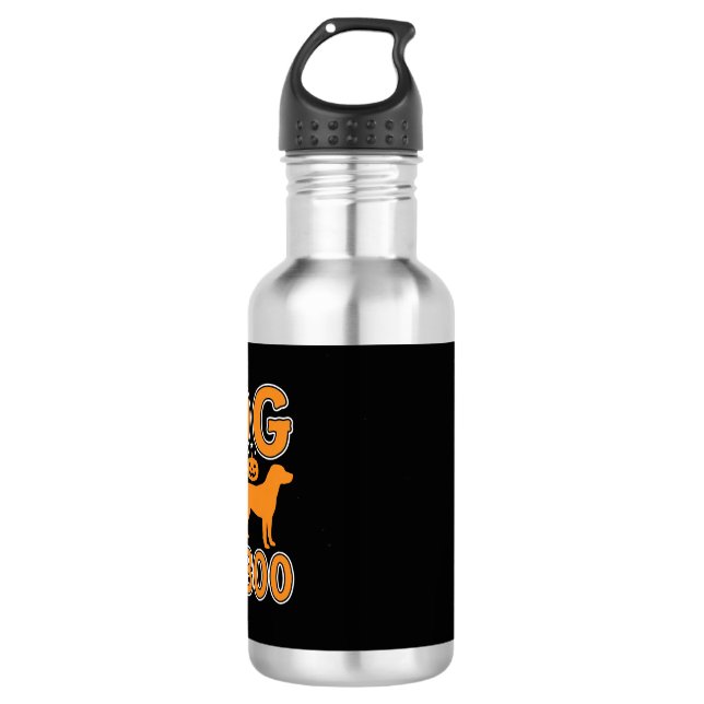 Botella De Agua Perro Es Mi Boo Halloween Perro (Anverso)