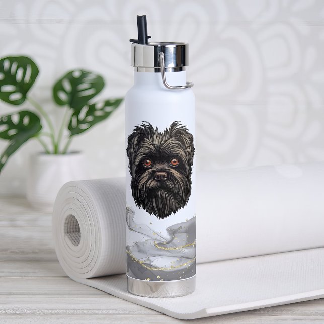 Botella De Agua Perro mono Affenpinscher Affens Terrier (Subido por el creador)