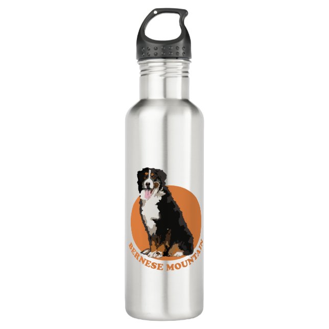 Botella De Agua Perro montañés de Berna (Anverso)