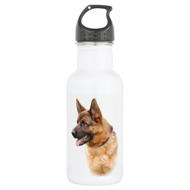 Botella De Agua Perro pastor alemán (Anverso)
