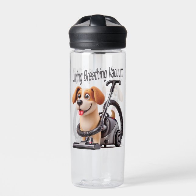 Botella De Agua Perro respiratorio vivo (Delante)