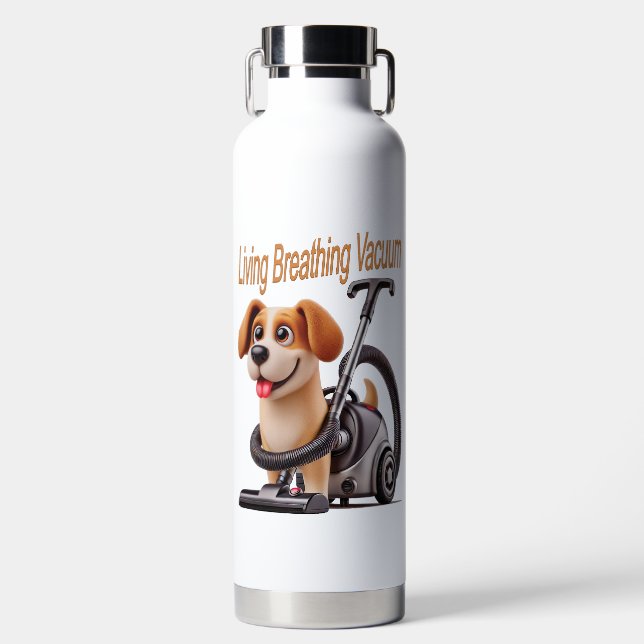 Botella De Agua Perro respiratorio vivo (Delantero)
