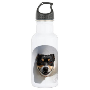 Botella De Agua Perro sonriente gracioso