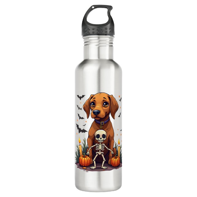 Botella De Agua Perro Voodoo Vizsla (Anverso)