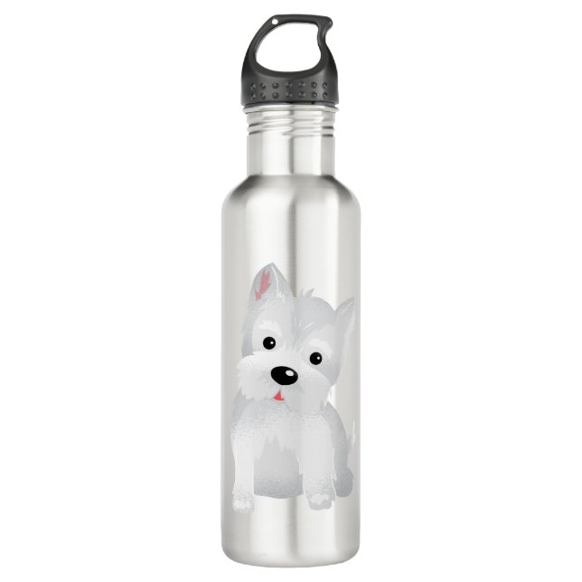 Botella De Agua Perro Westie (Anverso)