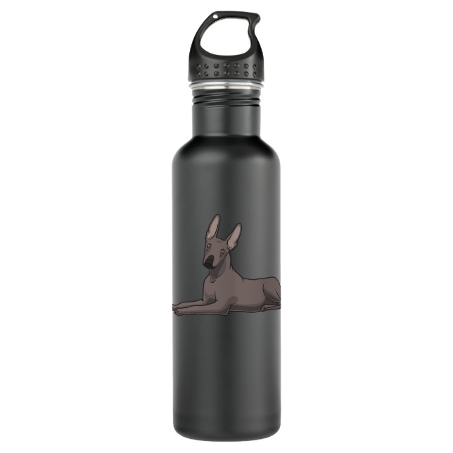 Botella De Agua Perro Xoloitzcuintle (Anverso)