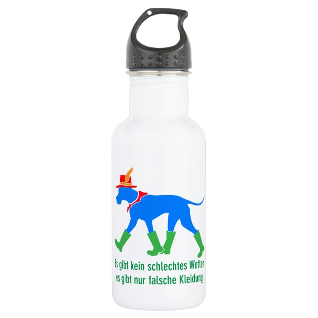 Botella De Agua Perrodelclima (Anverso)