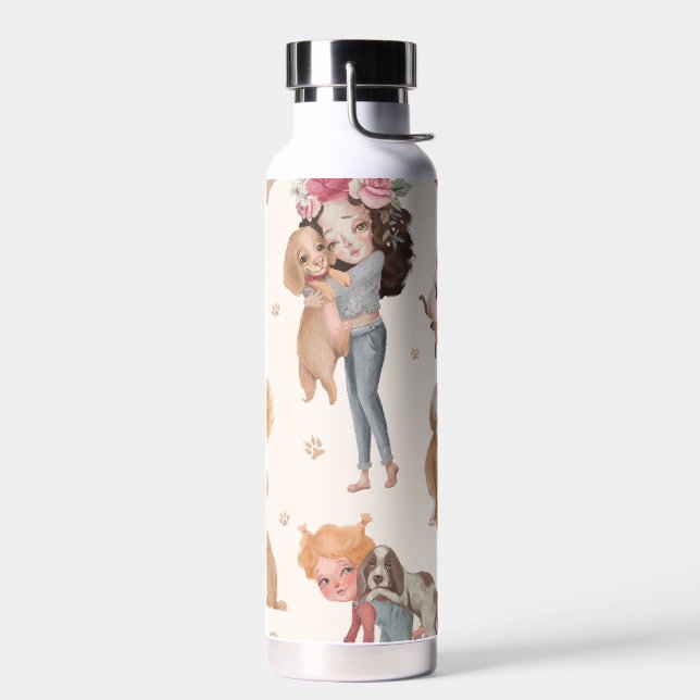 Botella De Agua Perros de amor (Izquierdo)