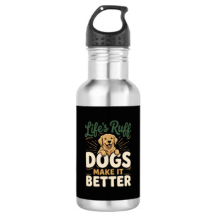 Botella De Agua Perros Divertidos Lo Hacen Mejor