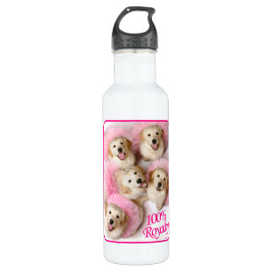Botella De Agua Perros princesos en Tiaras