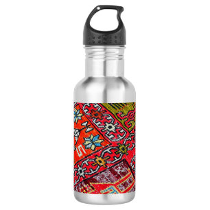 Botella De Agua Persa Oriental, Patrón Turco, Alfombra