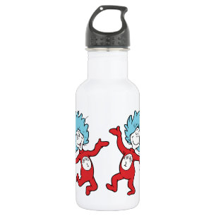 Botella De Agua Personaje de Dr. Seuss Cosa 1 y Cosa 2