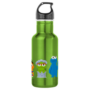 Botella De Agua Personajes de Pixel Sesame Street